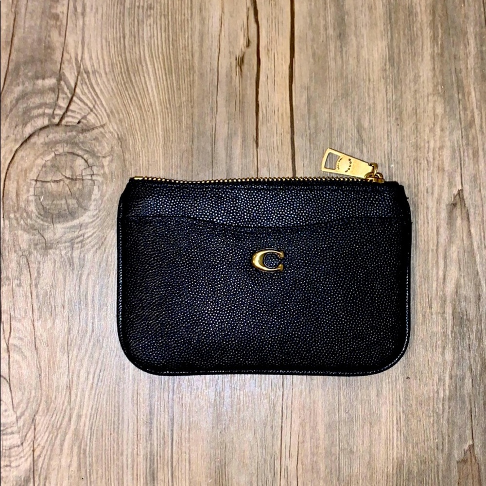 Coach let chain wallet